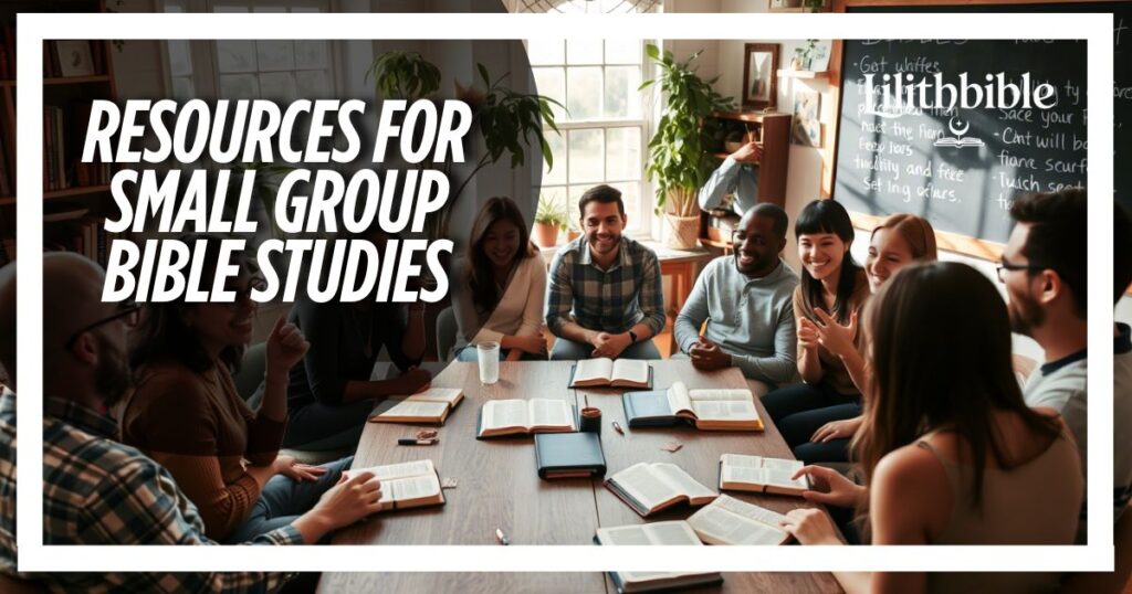 RESOURCES FOR SMALL GROUP BIBLE STUDIES