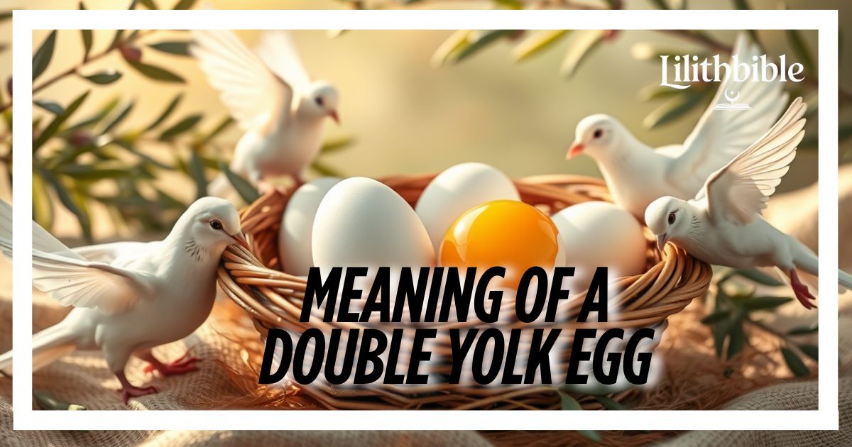 The Biblical Meaning of a Double Yolk Egg for 2025